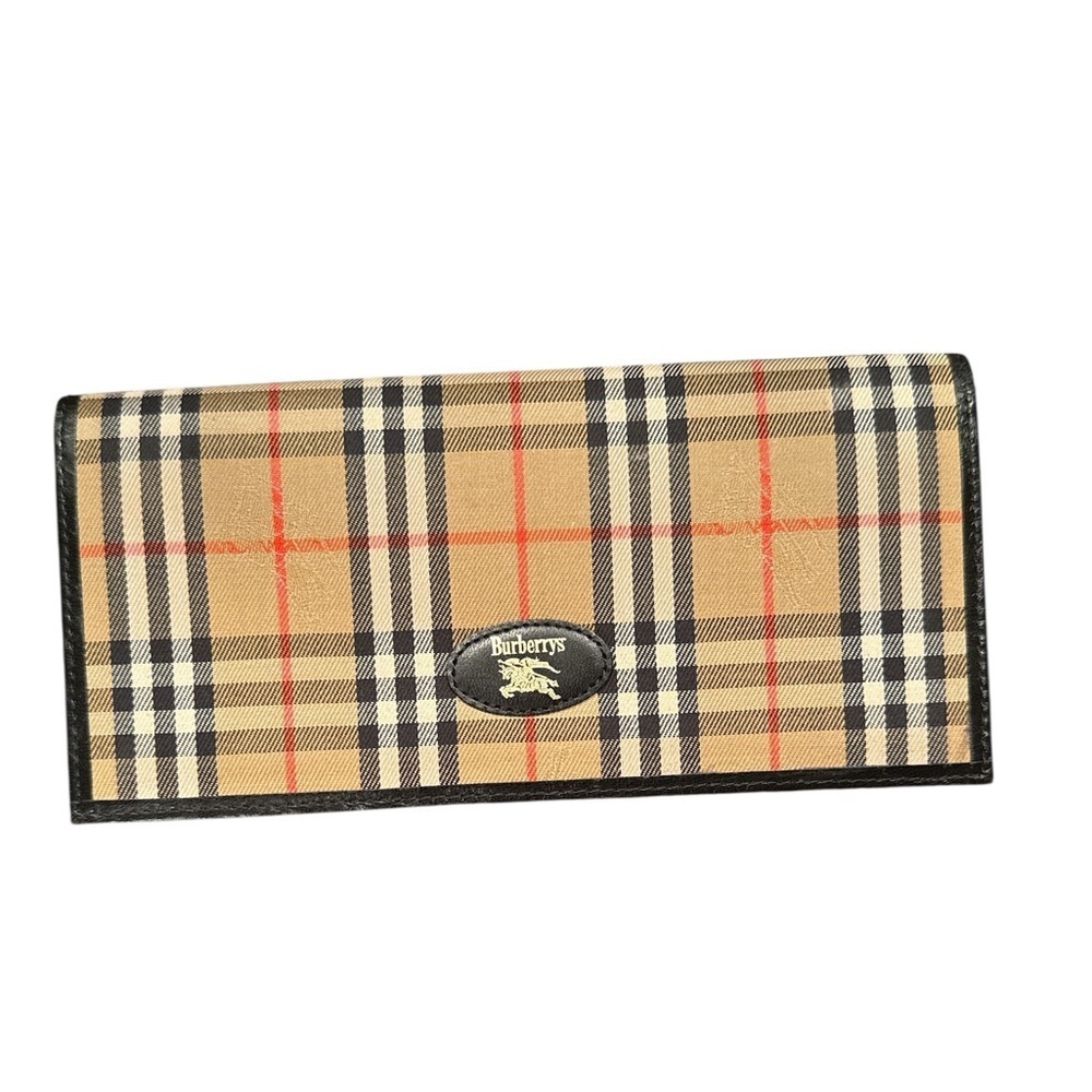 Burberry Nova Check Long Wallet.